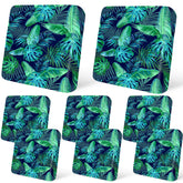 PickyNproud palm leaves pattern cushion covers refresh outdoor seating and protect cushions.
