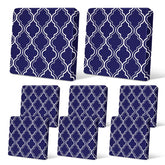 pickyNproud 8pcs patio cushion covers with elastic bottom for a secure, non-slip fit.