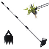 PIMEKOY weed puller tool with long handle for easier weeding in the garden
