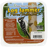 Pine Tree Farms Log Jammer suet plug pack ready for woodpeckers energy boost at feeders