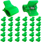 PirateAnt greenhouse clamps for half-inch PVC securely fix nets in windy conditions.