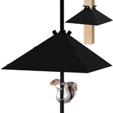PirateAnt Squirrel Baffle with 17-inch opening deters squirrels from bird feeders.