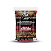 Pit Boss Cherry Pellets bag 20lb showing all-natural hardwood for clean smoke
