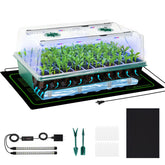 PJT seed starter tray 60-cell ready for germination and organized planting.
