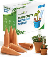 PlanKKers self-watering spikes for outdoor pots provide steady moisture for thriving plants
