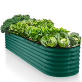 Plant & Plot 9-in-1 galvanized bed with open-base assembly for quick setup