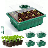 PlantaPulse seed starter tray with humidity dome enables controlled humidity for strong seedlings.
