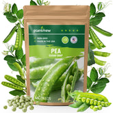 PLANTMEW Sugar Snap Peas on vine with crisp edible pods for fresh eating.