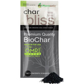 Plantonix Char Bliss 8qt bag front showing organic biochar for soil health.