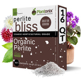 Plantonix Perlite Bliss packaging for premium soil amendment