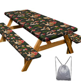 Play Tailor picnic table cover 72in, weatherproof for clean outdoor meals.