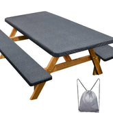 Play Tailor picnic table cover 72in protects the surface from spills and stains.