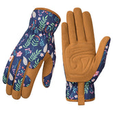 Pleneal women's gardening gloves with thorn proof leather for tough outdoor tasks.