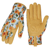 Pleneal leather thorn-proof gardening glove protects hands during pruning