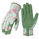 Pleneal leather garden gloves offer thorn-proof protection for outdoor tasks.
