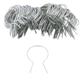 Plum Fittings EZ Twist post tie closeup, showing sturdy galvanized steel for long-lasting posts.