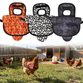 Plzglad chicken saddle orange-red back cover protects hens during laying