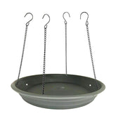 Pmsanzay bird seed catcher tray under a feeder reduces waste.