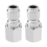 PNXKTXO three-eighth-inch female NPT fitting in stainless steel for durable connections.