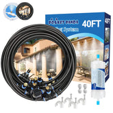 Pocket Panda outdoor mister nozzles deliver cooled comfort for patios.