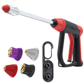 Pocket Hose Arrow with 0-degree tip for pinpoint cleaning of grout and siding