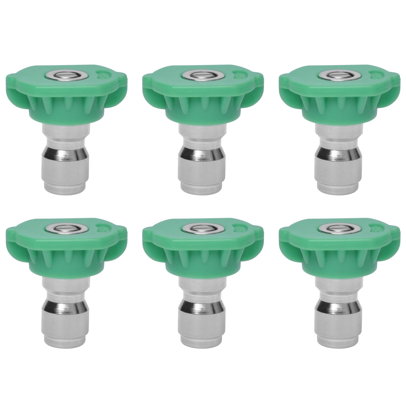 Podoy green 25-degree nozzle tips pack for balanced car and surface cleaning