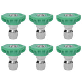 Podoy green 25-degree nozzle tips pack for balanced car and surface cleaning