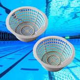 Podoy skimmer basket top view with a compact, UV-resistant design ready for installation.