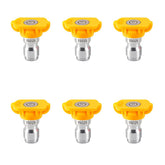 Podoy yellow 15° nozzle tip set for gentle, precise cleaning.