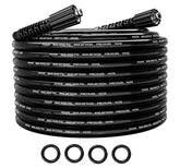 POHIR 25ft pressure washer hose ready for reach and high-pressure use
