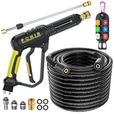 POHIR pressure-washer gun with 50ft hose for powerful outdoor cleaning