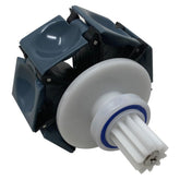 Polaris MAXX engine assembly, side view, a durable replacement part.