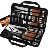 POLIGO 29-piece BBQ spatula for flipping and serving with durable stainless steel