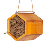 POLLIBEE Mason Bee House assembled for immediate garden installation and pollinator support.