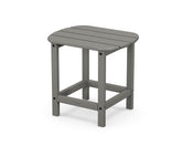 Polywood South Beach side table, front view, sturdy all-weather surface for outdoor drinks.