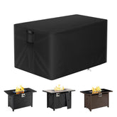 POMER rectangular fire pit cover for 42x24x24 protects from rain and debris.
