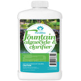 PondBliss AlgaeCide bottle label showing algae control for fountains and ponds