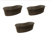 PondH2o contour kidney-shaped basket shields plant roots from fish while resting on the pond floor.