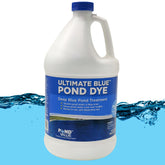 PondValue Ultimate Blue Dye bottle pour enhances water color while maintaining a clear pond.