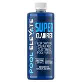 POOL ELEVATE 32oz bottle pouring for fast pool clarification