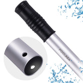 Poolaza pool pole double-handle design offers a comfortable grip during long cleaning sessions.