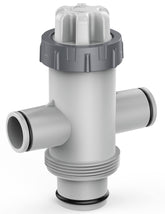 POOLHACKER dual split valve front view enhances above-ground pool water control
