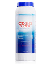 POOLHOUR 32oz chlorine-free oxidizing shock bottle-pour shot improves ease of use.