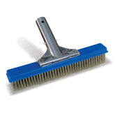 Poolmaster 10 inch algae brush cleans gunite pool walls and floors with stainless bristles