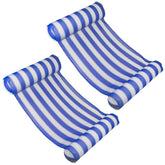 Poolmaster 2-pack water hammock blue set for poolside relaxation