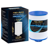 POOLPURE 4CH-23 spa filter cartridge for clearer water and easy maintenance