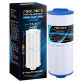 POOLPURE 5CH-352 spa filter front view shows filtration efficiency and fit