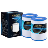 PoolPure PDM28 spa filter outer dimensions for accurate replacement fit