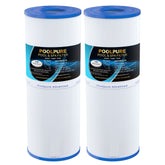 POOLPURE PLFPRB25-IN front view, ready-to-install spa filter for quick clean water.