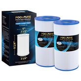 POOLPURE PRB35-IN spa filter front view highlights sturdy build for clean water